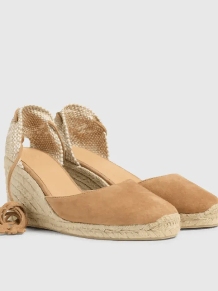 castaner_carina_espadrill_0.webp Castaner Footwear | Footwear^CARINA/8 Espadrille Wedges In Suede Tostado 021740-2008
