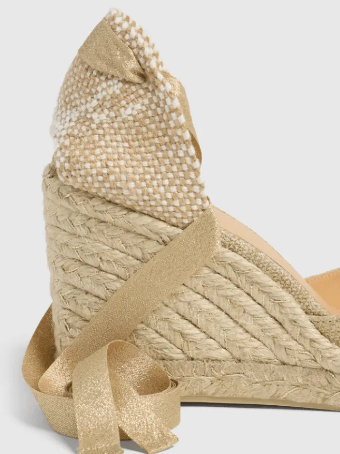 castaner_carina_wedge_esp_2.webp Castaner Footwear | Footwear^CARINA/8 Wedge Espadrilles In Light Gold 021767 3004