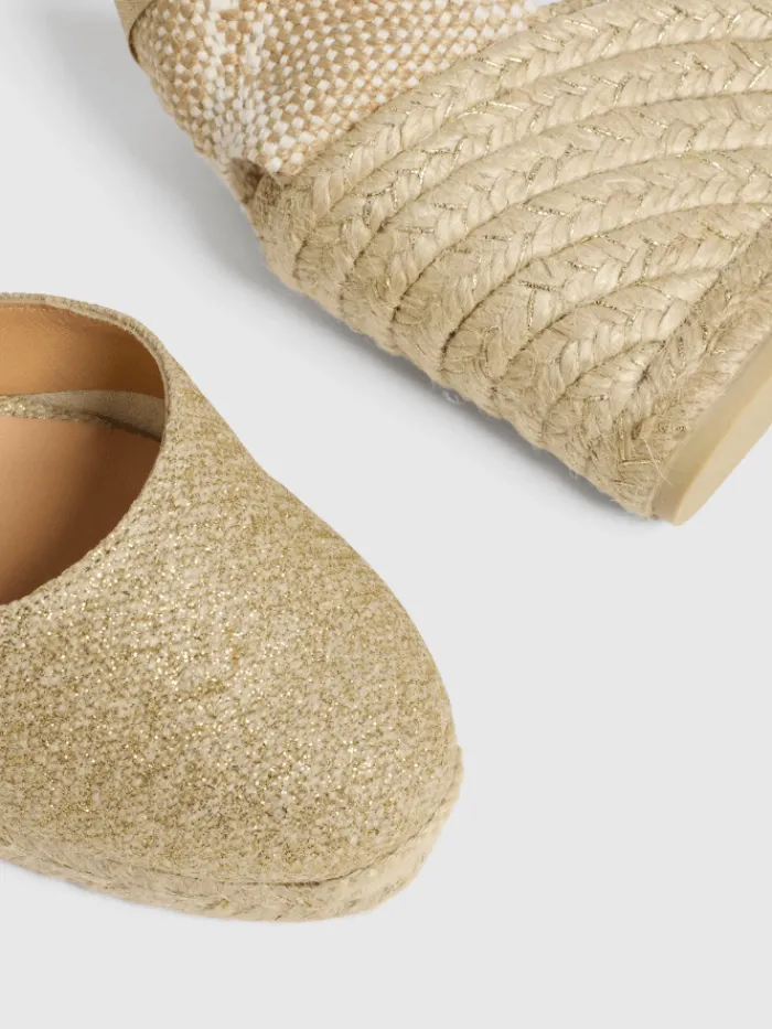 castaner_carina_wedge_esp_4.webp Castaner Footwear | Footwear^CARINA/8 Wedge Espadrilles In Light Gold 021767 3004