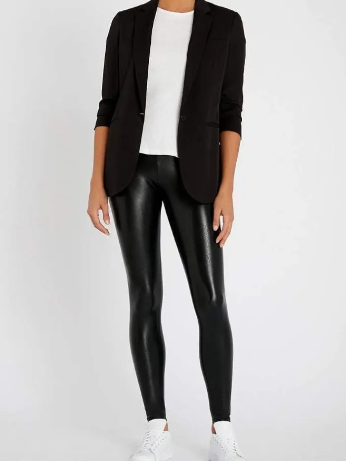 commando_ss_perfect_contr_1-1.webp Commando Trousers | Gifts Under £50^SS Perfect Control Black Vegan Leather Legging SLG06