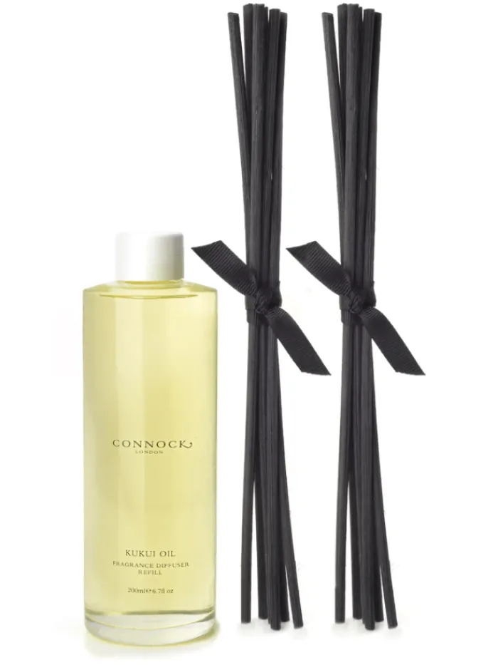 connock_london_kukui_oil__0-2.webp Connock Gifts Under £50 | Beauty^London Kukui Oil Fragrance Diffuser 200ml And Reeds Refill (Pa