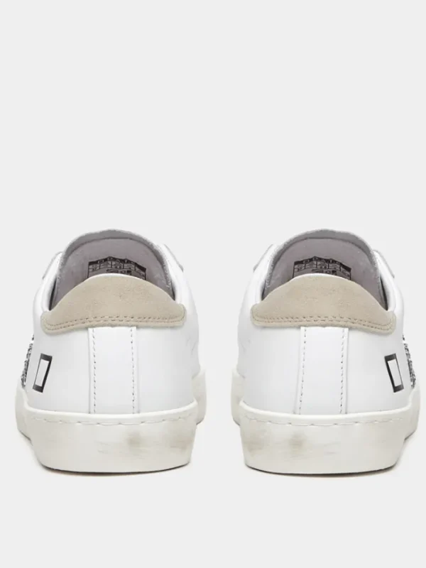 D.A.T.E. Footwear | Footwear^Hill Low Calf White Beige Trainers W401-HL-CA-HB