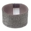 Black Colour Gifts Under £50^Diamanté T Bracelet B21615 Large