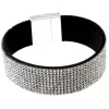 Black Colour Gifts Under £50^Diamanté T Bracelet B21183 Small