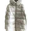 Diego M Milano Coats And Jackets | Puffers And Gilets^Down Silver Jacket With Trimming 231P T914 OTC Col 906