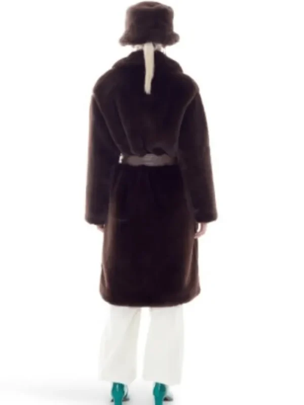 Freed Coats And Jackets | Faux Fur Edit^Lily Long Faux Fur Coat in Espresso