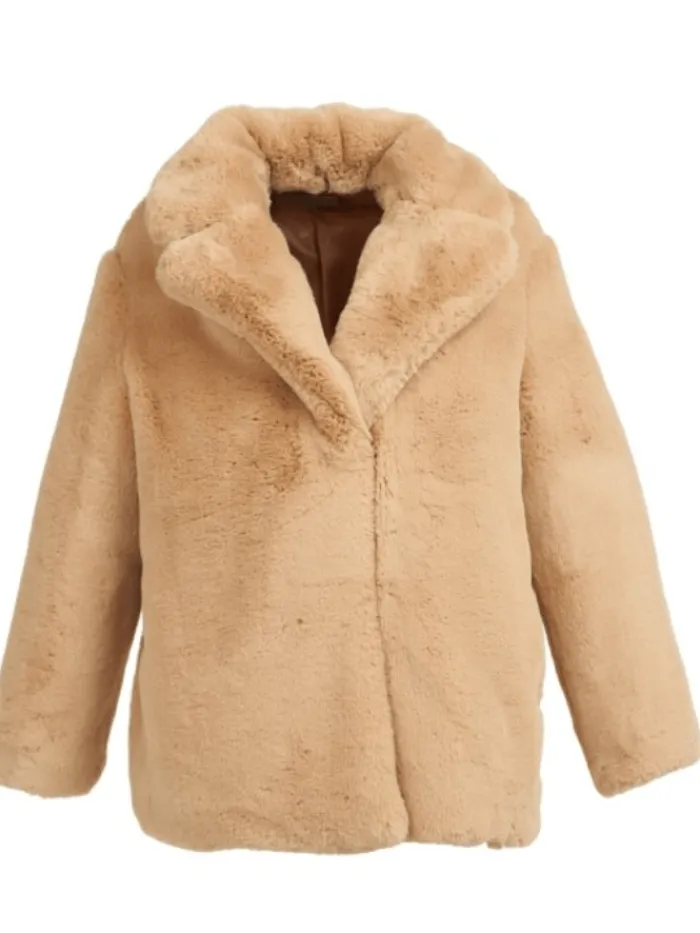 freed_riley_faux_fur_hip__0-1.webp Freed Coats And Jackets | Faux Fur Edit^Riley Faux Fur Hip Length Coat In Sand