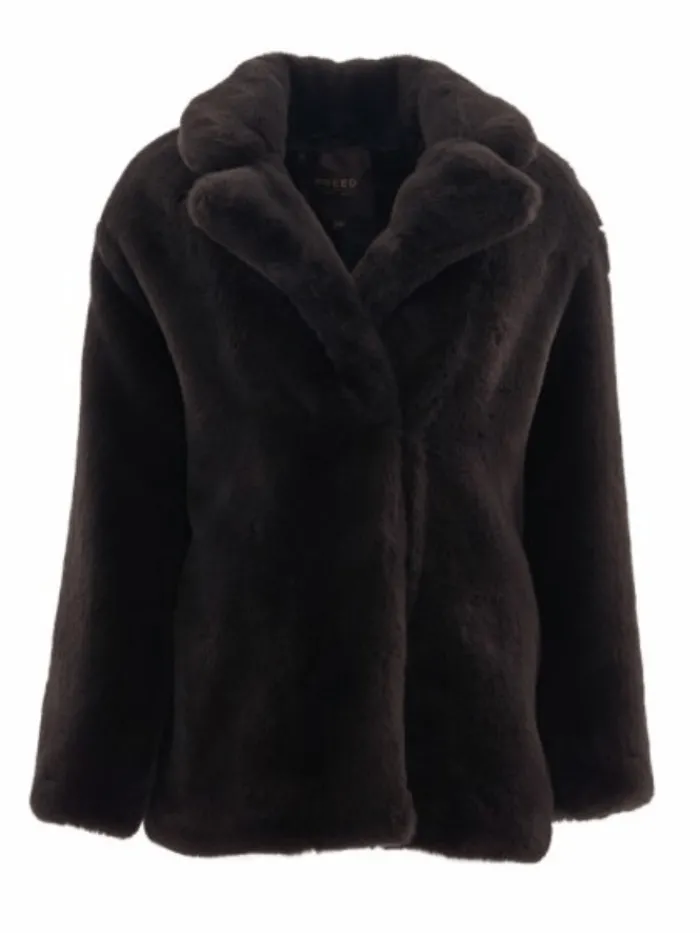 freed_riley_faux_fur_hip__0.webp Freed Coats And Jackets | Faux Fur Edit^Riley Faux Fur Hip Length Coat In Coal Black