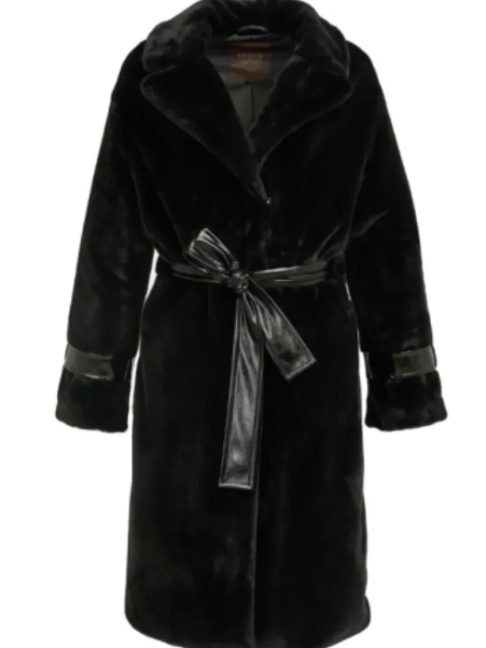freed_violet_faux_fur_lon_0.webp Freed Coats And Jackets | Faux Fur Edit^Violet Faux Fur Long Coat In Black