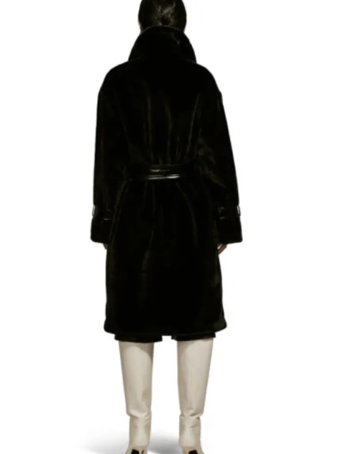 freed_violet_faux_fur_lon_3.webp Freed Coats And Jackets | Faux Fur Edit^Violet Faux Fur Long Coat In Black
