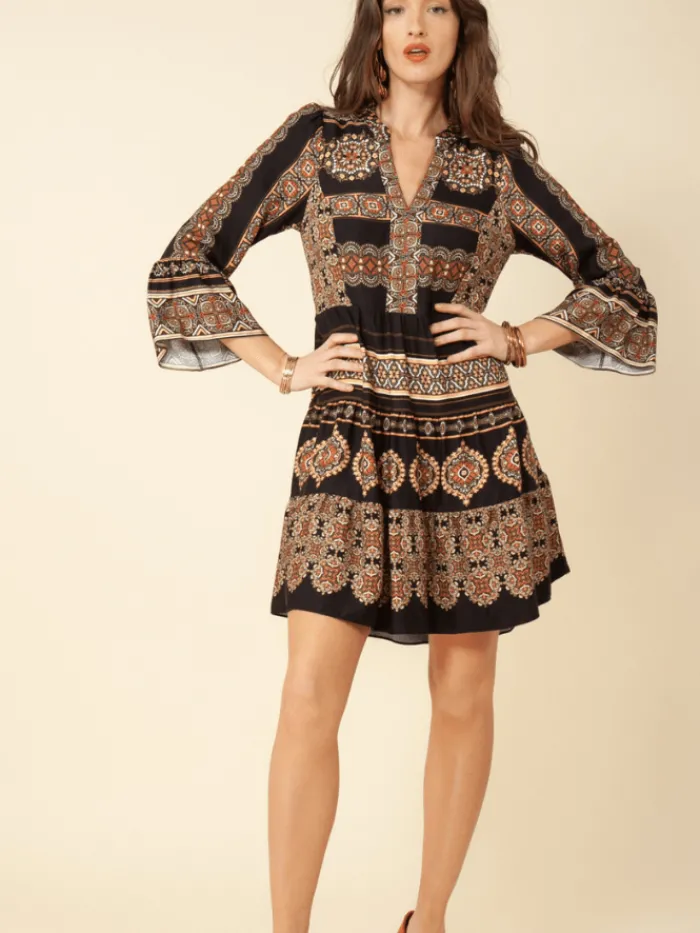 hale_bob_agathe_twill_min_0.webp Hale Bob Dresses | Party Wear^Agathe Twill Mini Dress 37EB6040