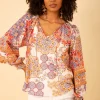 Hale Bob Tops | Gifts Under £250^LILITH Ivory With Print Top H43EK220A Col IVR