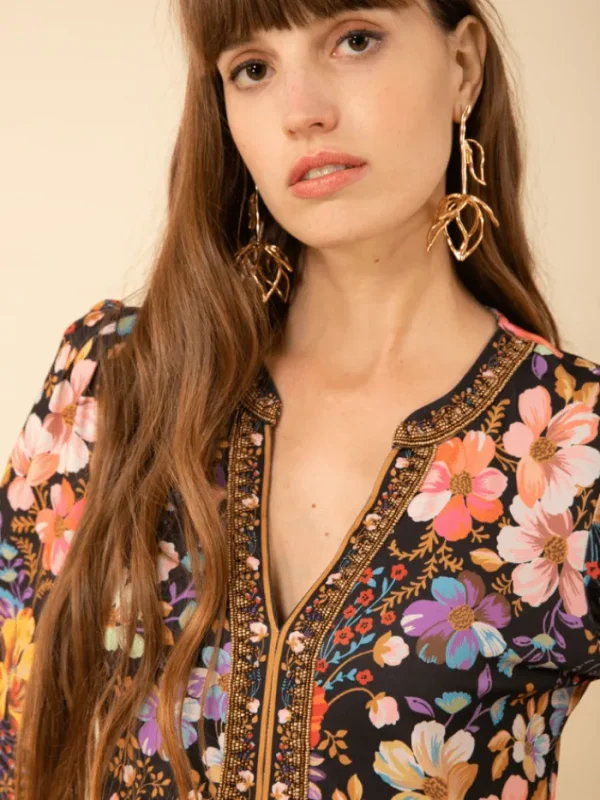 Hale Bob Dresses | Gifts Under £250^Louna Mini Dress 38AR603B Col Gold