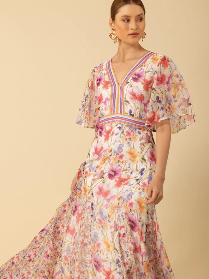 hale_bob_womens_mariam_ch_2.webp Hale Bob Dresses | Luxury Gifts^Women's MARIAM Chiffon Patterned Maxi Dress 51PS664A