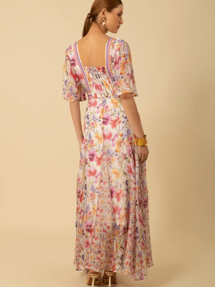 hale_bob_womens_mariam_ch_4.webp Hale Bob Dresses | Luxury Gifts^Women's MARIAM Chiffon Patterned Maxi Dress 51PS664A