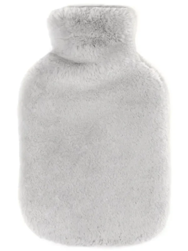 Helen Moore Faux Fur Accessories | Faux Fur Home Accessories^Vegan Fur Mist Grey Cloud Hot Water Bottle HBSMIC