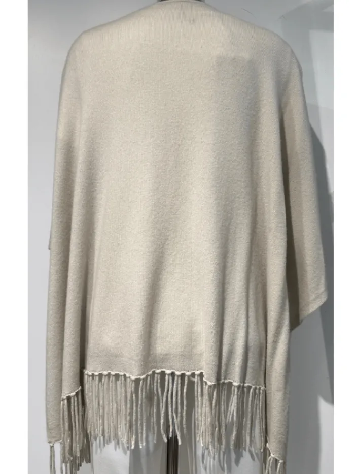herzens_angelegenheit_wom_1-6.webp Herzen’s Angelegenheit Coats And Jackets | Knitwear^Women's Wool And Cashmere Open Fringe Cape In S