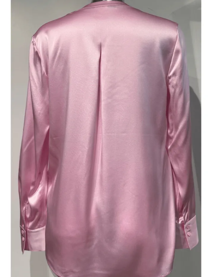 herzens_angelegenheit_wom_1-9.webp Herzen’s Angelegenheit Tops | Luxury Gifts^Women's Silk Blouse In Pink 25244-6100 Col 505