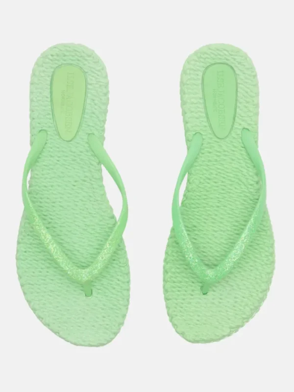 Ilse Jacobsen Footwear | Footwear^Flip Flops With Glitter In Bright Minty Green CHEERFUL01