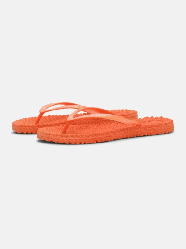 Ilse Jacobsen Footwear | Footwear^Flip Flops With Glitter In Hot Orange CHEERFUL01 Col 349