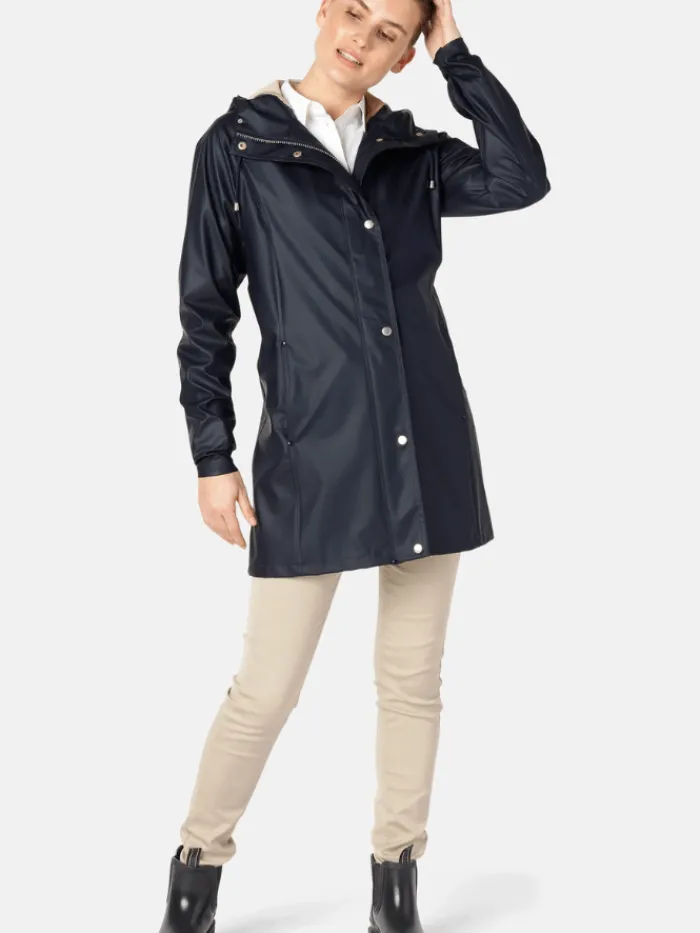 ilse_jacobsen_rain_rainco_0-1.webp Ilse Jacobsen Coats And Jackets | Rainwear^RAIN87 Raincoat Dark Indigo 660