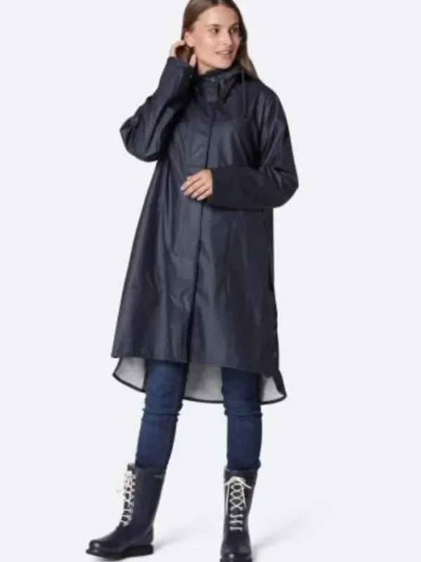 Ilse Jacobsen Coats And Jackets | Rainwear^Raincoat Dark Indigo RAIN71 660