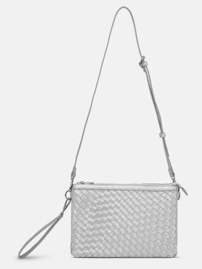 ilse_jacobsen_shoulder_ba_1.webp Ilse Jacobsen Bags | Gifts Under £50^Shoulder Bag In Silver BAG08CB Col 710