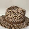 Izzi Hats Hats & Hair Accessories | Gifts Under £50^Izzi Accessories Fedora Animal Print Hat