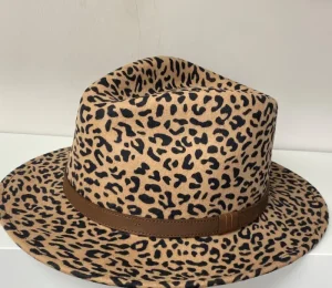 Izzi Hats Hats & Hair Accessories | Gifts Under £50^Izzi Accessories Fedora Animal Print Hat