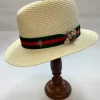 Izzi Hats Hats & Hair Accessories | Gifts Under £50^Izzi Accessories Fedora Cream Bee Hat Green/Red SH374