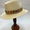 Izzi Hats Hats & Hair Accessories | Gifts Under £100^Izzi Accessories Fedora Cream Hat With Multi Coloured Gold Braid SH374