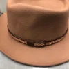 Izzi Hats Hats & Hair Accessories | Gifts Under £50^Izzi Accessories Fedora Camel Hat With Thin Sparkles