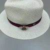 Izzi Hats Hats & Hair Accessories | Gifts Under £50^Izzi Accessories Fedora Cream Bee Hat Navy/Red Ribbon SH374
