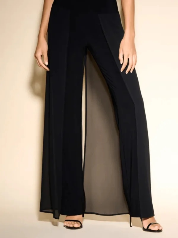 Joseph Ribkoff Party Wear | Trousers^Chiffon Overlay Straight Leg Trousers 233773 Col 11