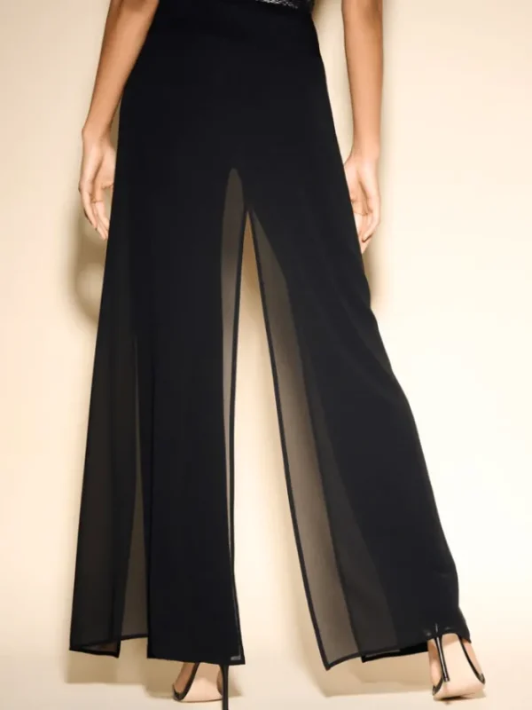 Joseph Ribkoff Party Wear | Trousers^Chiffon Overlay Straight Leg Trousers 233773 Col 11