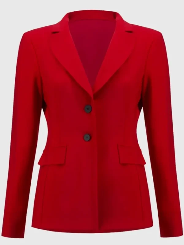 Joseph Ribkoff Coats And Jackets | Party Wear^Fitted Blazer In Lipstick Red 244095 Col 3229