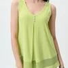 Joseph Ribkoff Sweatshirts And T-Shirts | Tops^Lime Mesh Vest 231125 3974