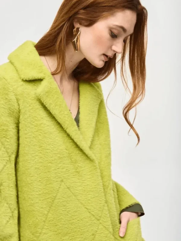 Joseph Ribkoff Coats And Jackets | Gifts Under £250^Notched Collar Coat In Wasabi 233951F24 Col 4277