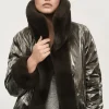 Joseph Ribkoff Coats And Jackets | Faux Fur Edit^Reversible Faux Fur Coat In Brown 243904 Col 8012