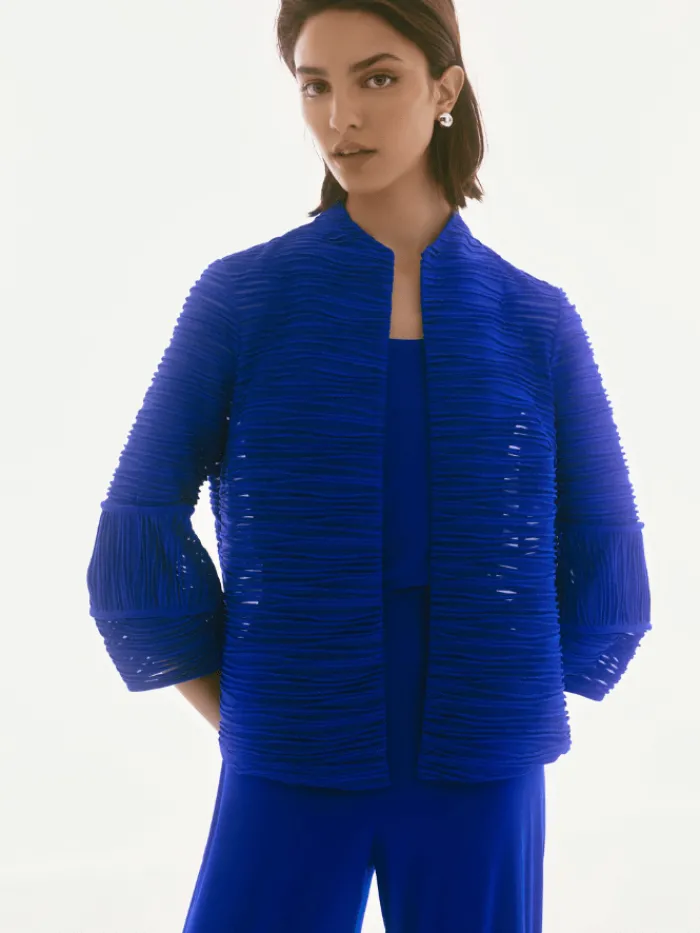 joseph_ribkoff_signature__1-1.webp Joseph Ribkoff Tops | Luxury Gifts^Signature Women's Cascade 2 Piece Set In Royal Sapphire