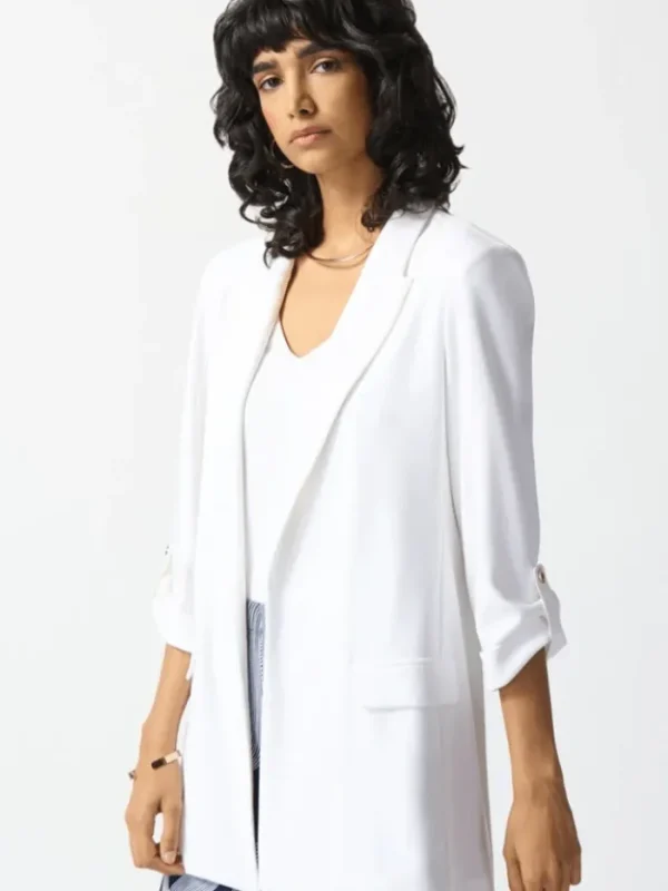 Joseph Ribkoff Coats And Jackets | Luxury Gifts^Silky Knit Straight Blazer 242060 Col 1761