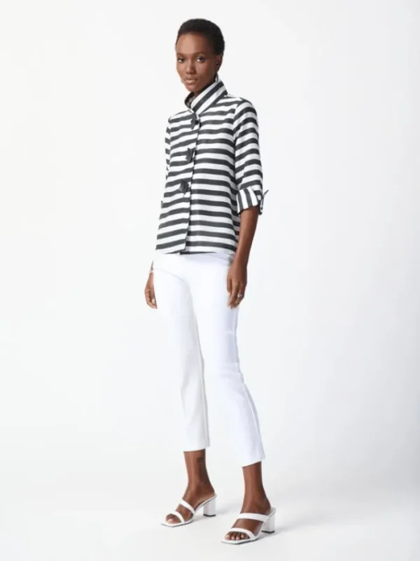 Joseph Ribkoff Coats And Jackets | Gifts Under £250^Striped Jacquard Trapeze Jacket 241253 Col 511