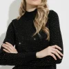 Joseph Ribkoff Tops | Gifts Under £50^T Black Embellished Knitted Top 224945 11