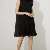 Joseph Ribkoff Dresses | Gifts Under £100^T Black Pleated Floral Shoulder Dress 223728 11