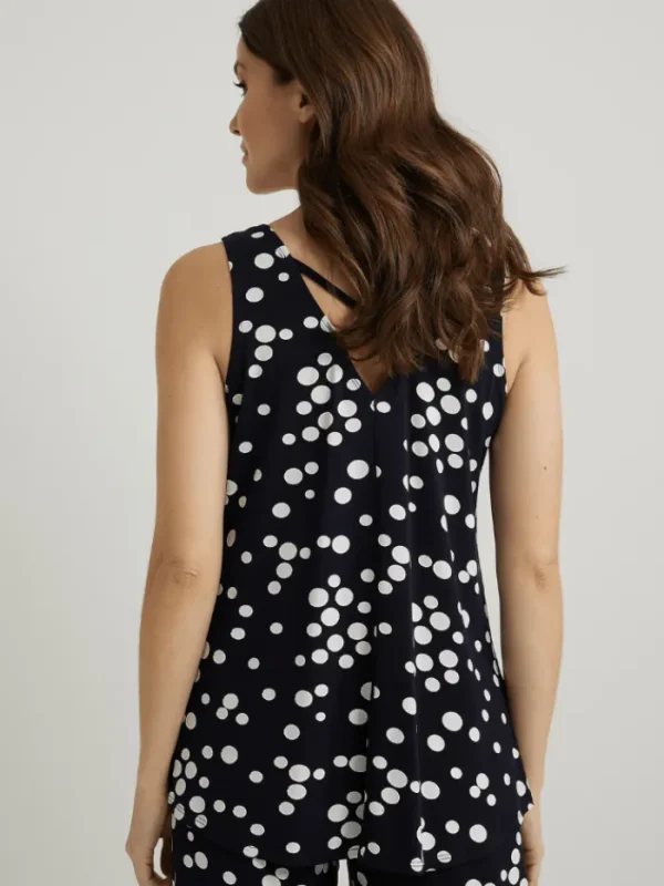 Joseph Ribkoff Tops | Gifts Under £100^T Polka Dot Sleeveless Top 222252 2229