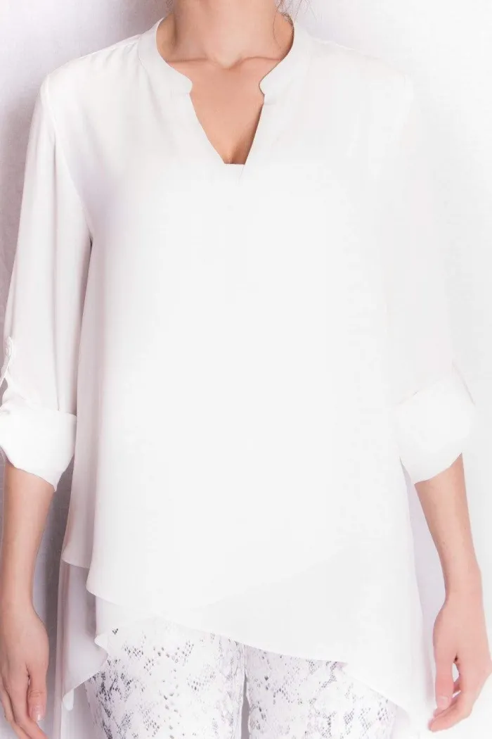 joseph_ribkoff_t_white__b_3.webp Joseph Ribkoff Tops | Gifts Under £50^T White 151472 Blouse 34