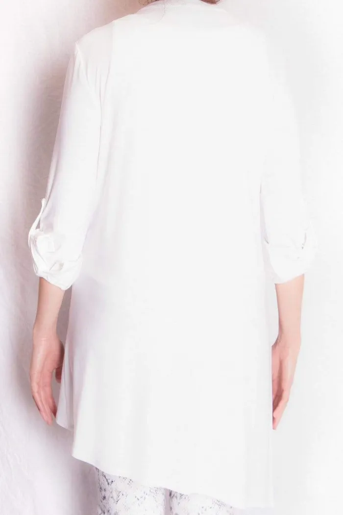 joseph_ribkoff_t_white__b_4.webp Joseph Ribkoff Tops | Gifts Under £50^T White 151472 Blouse 34