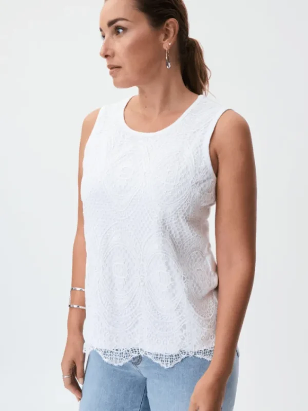Joseph Ribkoff Tops | Gifts Under £50^White Lace Top 232923 1761