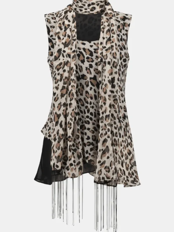 Joseph Ribkoff Tops | Luxury Gifts^Women's Chiffon Animal Print Reversible A-Line Tunic 25