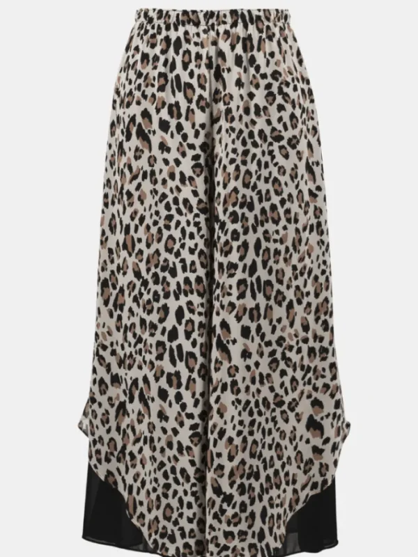 Joseph Ribkoff Trousers | Luxury Gifts^Women's Chiffon Animal Print Reversible Culotte Trouser